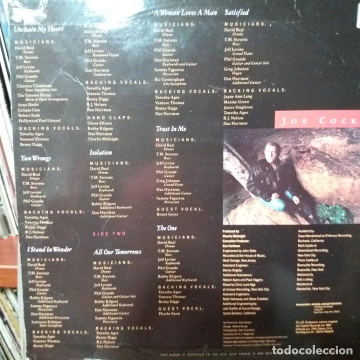 Discos de vinilo: JOE COCKER - UNCHAIN MY HEART - Foto 2
