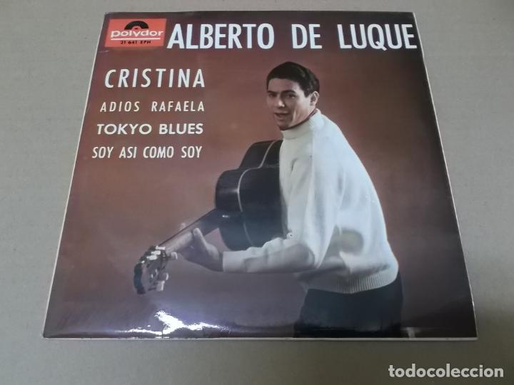 Discos de vinilo: ALBERTO DE LUQUE (EP) CRISTINA A&Ntilde;O 1964 - Foto 1