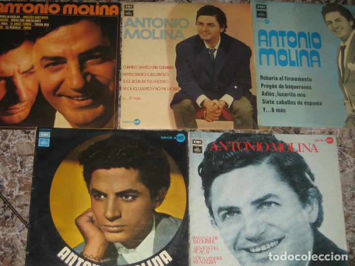 Discos de vinilo: ANTONIO MOLINA - LOTE DE 5 LPS - Foto 1