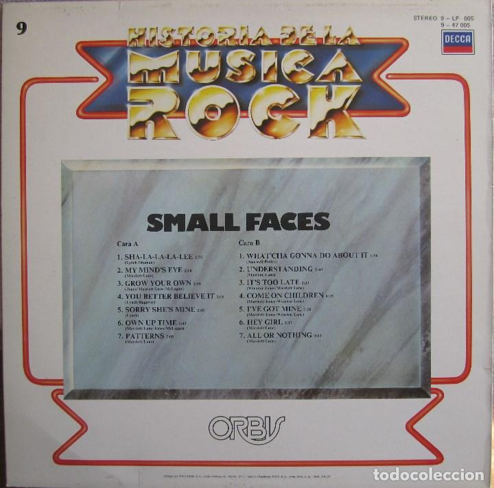 Discos de vinilo: SMALL FACES: SMALL FACES (HISTORIA DE LA M&Uacute;SICA ROCK 9) - Foto 2