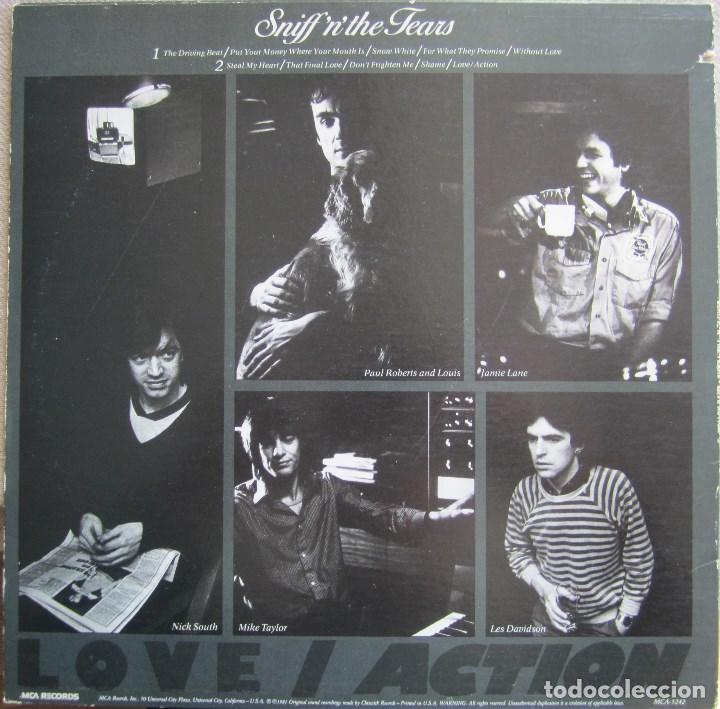 Discos de vinilo: SNIFF&acute;N&acute;THE TEARS: LOVE / ACTION - Foto 2