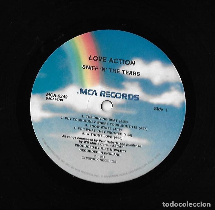 Discos de vinilo: SNIFF&acute;N&acute;THE TEARS: LOVE / ACTION - Foto 4
