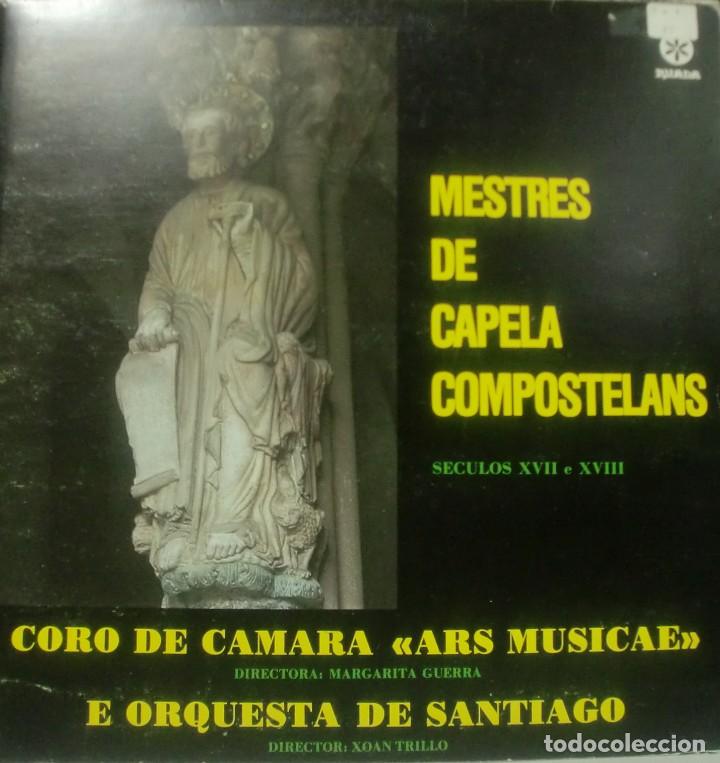 Discos de vinilo: CORO DE CAMARA ARS MUSICAE E ORQUESTA DE SANTIAGO - MESTRES DE  CAPELA COMPOSTELANS LP + LIBRO 1980