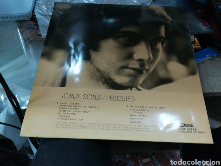 Discos de vinilo: Jordi soler lp liebeslied 1972 - Foto 2
