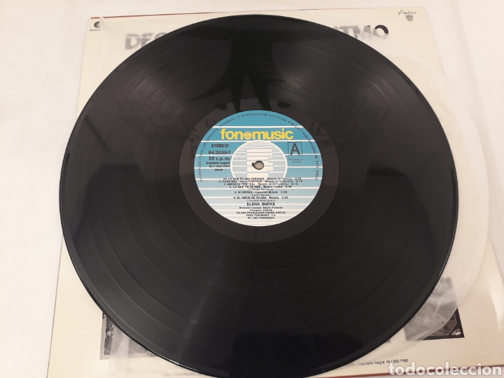 Discos de vinilo: Elena Burke.Desde cuba con ritmo.1985. - Foto 3