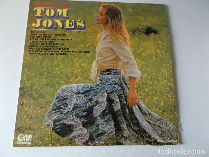 Discos de vinilo: tom jones exitos,Dave evans y la orquesta spectacular brass. &Eacute;xitos de Tom Jones. 1973. - Foto 1