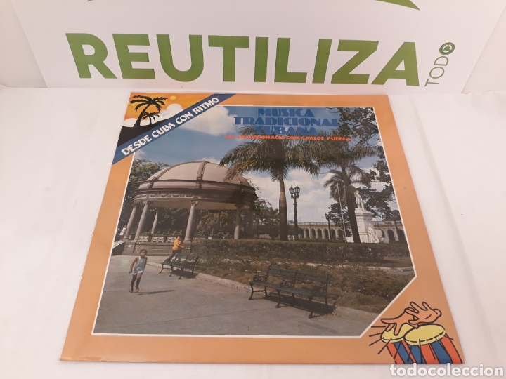 Disques de vinyle: Musica tradicional cubana.Los tradicionales con Carlos Puebla.1985.