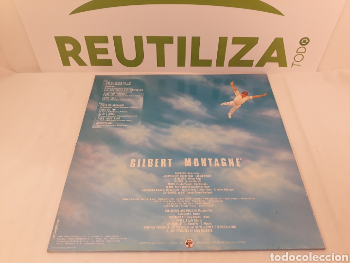 Discos de vinilo: Gilbert Montagne.Liberte.1984. - Foto 2