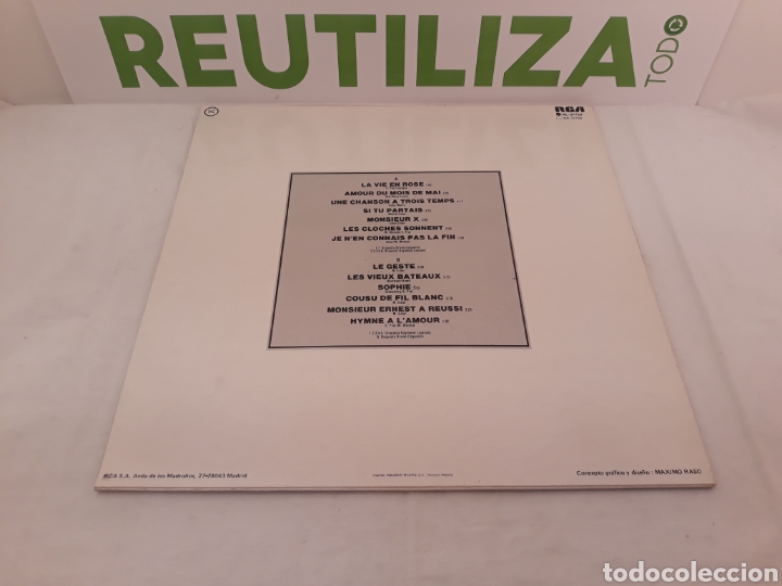 Discos de vinilo: Edith Piaf.Antologia. - Foto 2