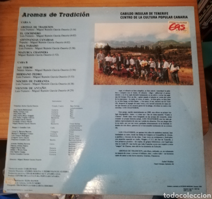 Discos de vinilo: Los chasneros - Aromas de tradicion - Foto 2