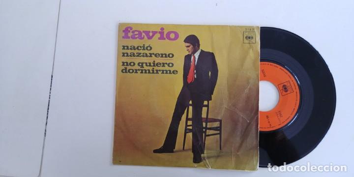 Discos de vinilo: LEONARDO FAVIO-SINGLE NACIO NAZARENO - Foto 1