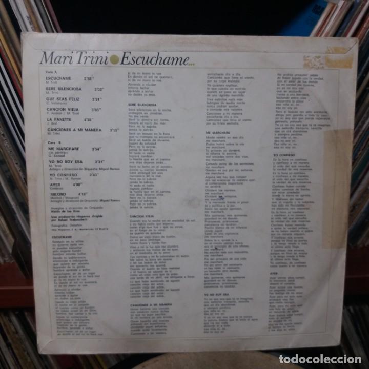 Discos de vinilo: MARI TRINI - ESCUCHAME - Foto 2