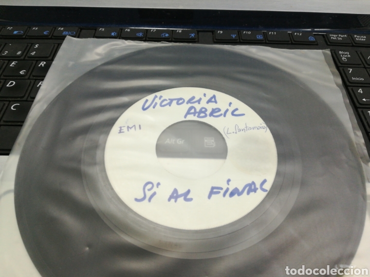Discos de vinilo: Victoria abril test pressing si al final - Foto 1