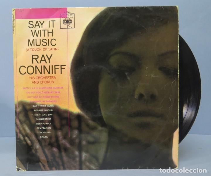 Discos de vinilo: LP. SAY IT WITH MUSIC. RAY CONNIFF - Foto 1