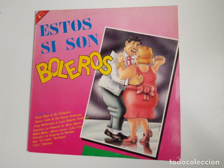 Discos de vinilo: Varios - Esto si son boleros (VINILO) - Foto 1