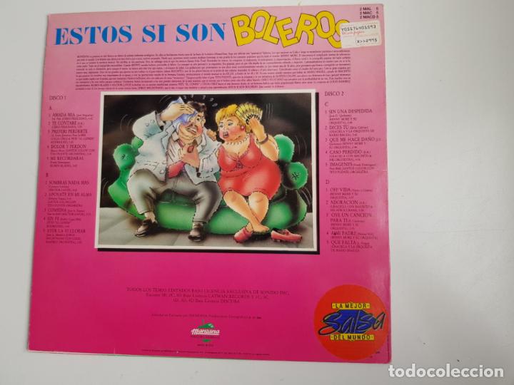 Discos de vinilo: Varios - Esto si son boleros (VINILO) - Foto 2