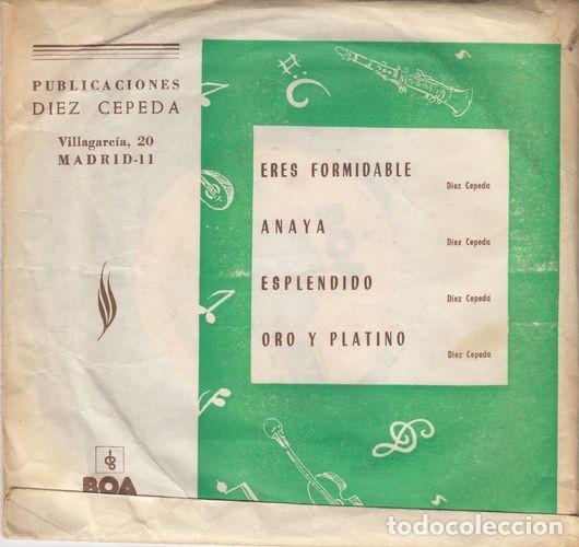 Discos de vinilo: ORQUESTA MONTERREY - ERES FORMIDABLE - SINGLE DE VINILO - Foto 1