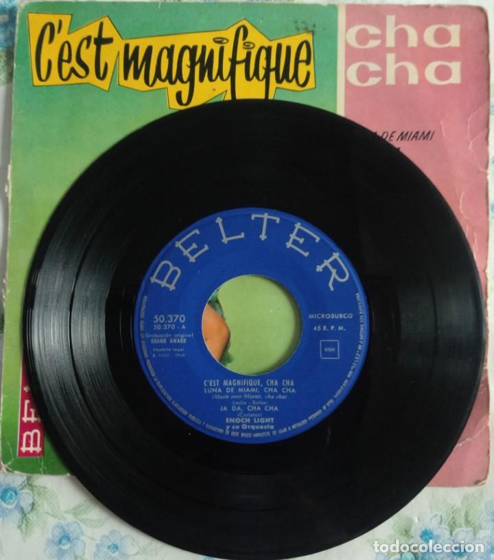 Discos de vinilo: Disco vinilo single - Enoch Light Y Su Orquesta ‎– Cest Magnifique, Cha Cha - Foto 3 - 159706870