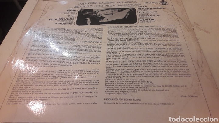 Discos de vinilo: Francis Sinatra Edward Ellington Hispanovox - Foto 2
