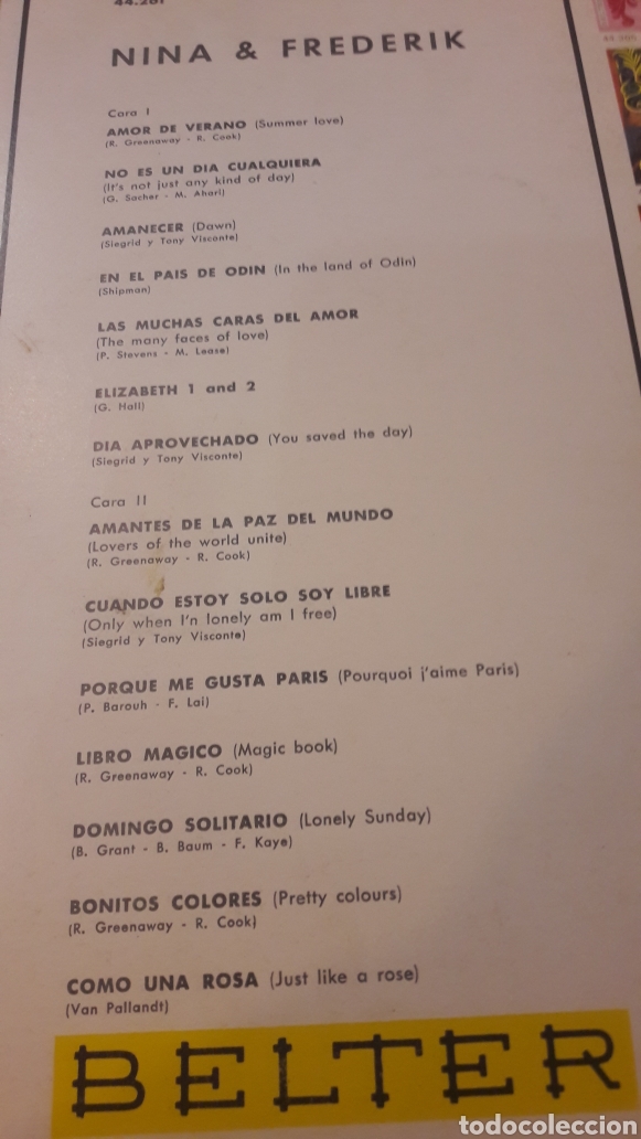 Discos de vinilo: Nina Fraderit Belter - Foto 2