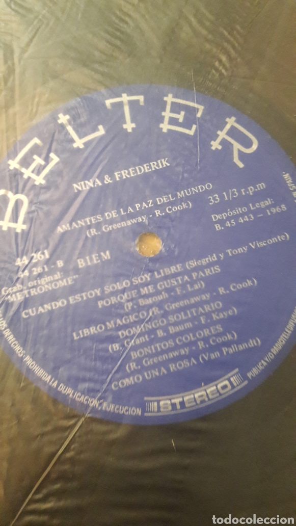 Discos de vinilo: Nina Fraderit Belter - Foto 3