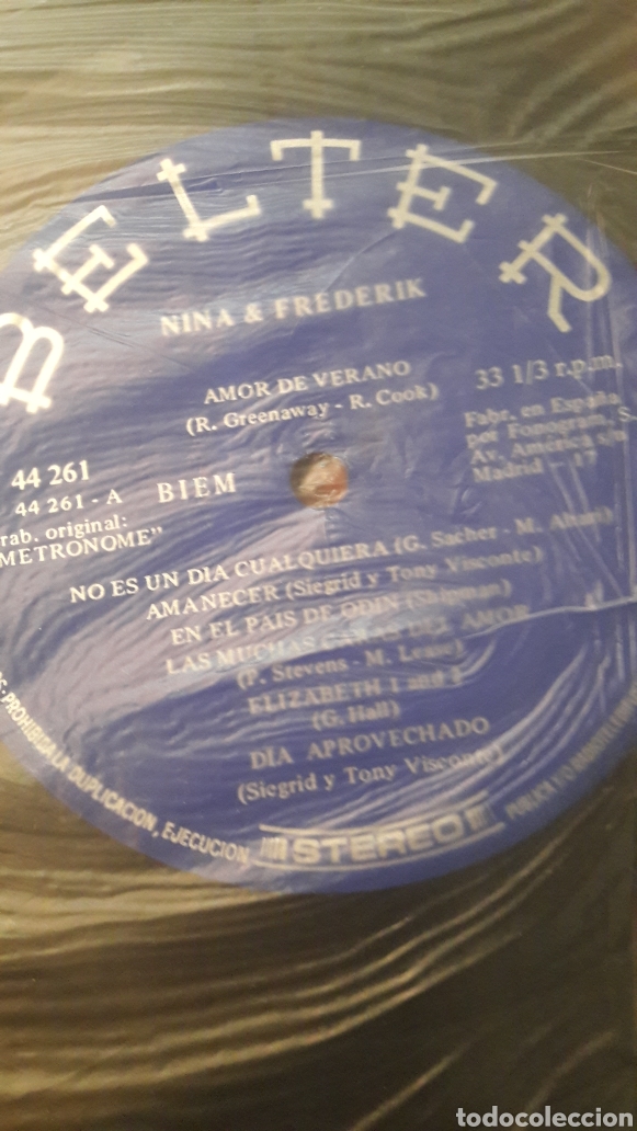 Discos de vinilo: Nina Fraderit Belter - Foto 4