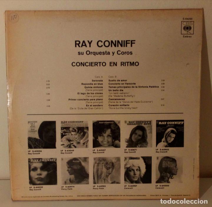 Discos de vinilo: Ray Conniff Su Orquesta Y Coros - Concierto En Ritmo - Foto 2