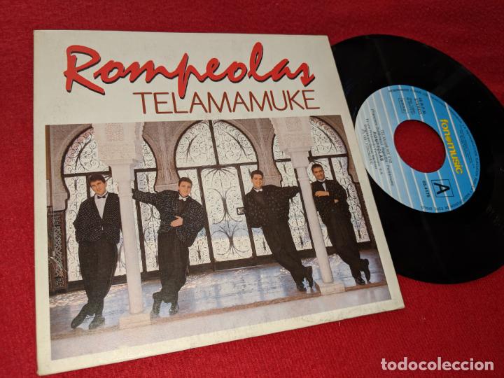 Vinyl-Schallplatten: ROMPEOLAS TELAMAMUKE/NO SALGAS DE MI VIDA 7'' SINGLE 1991 FONOMUSIC