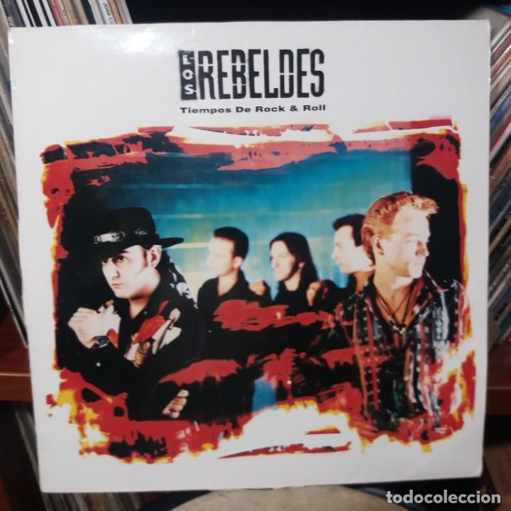 Discos de vinilo: LOS REBELDES - TIEMPOS DE ROCK & ROLL - Foto 1