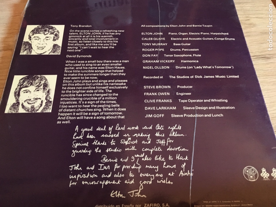 Discos de vinilo: Lp vinilo Elton John &lrm;&ndash; Empty Sky - Foto 3