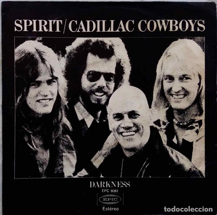 Discos de vinilo: SPIRIT, CADILLAC COWBOYS. SINGLE ESPA&Ntilde;A, PORTADA