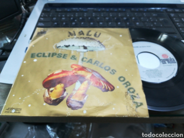 Discos de vinilo: Eclipse con carlos oroza single malu 1975 - Foto 1