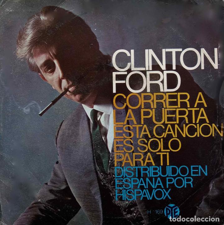 Discos de vinilo: CLINTON FORD. CORRER A LA PUERTA . SINGLE ESPA&Ntilde;A - Foto 1