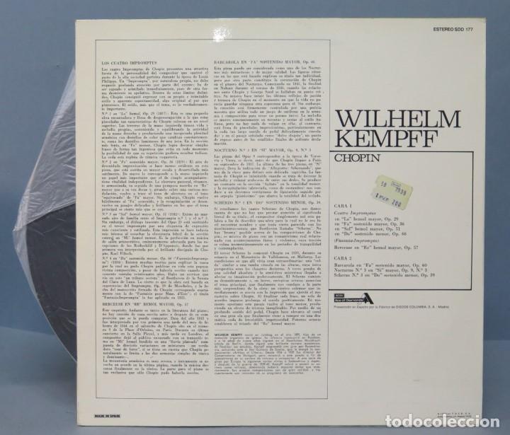 Discos de vinilo: LP. CHOPIN. KEMPFF - Foto 2