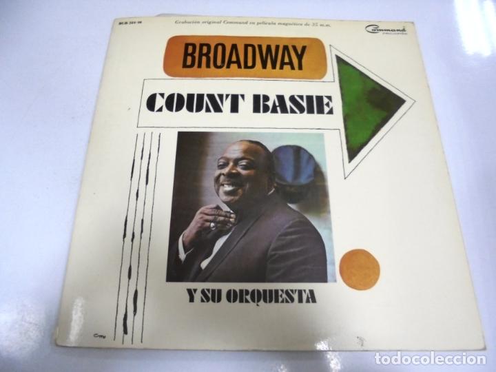 Discos de vinilo: LP. BROADWAY. COUNT BASIE Y SU ORQUESTA. 1966. HISPAVOX - Foto 1