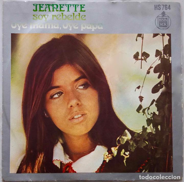 Discos de vinil: JEANTTE, YO SOY REBELDE. SINGLE
