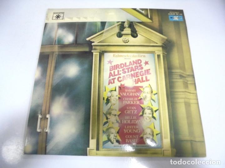Disques de vinyle: LP DOBLE. THE BIRDLAND ALL-STARS LIVE AT CARNEGIE HALL. ECHOES OF AN ERA. 1977