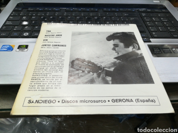 Discos de vinilo: Juan ramon ep tina + 3 1965 - Foto 2