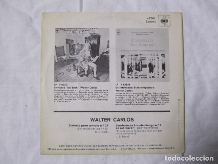 Discos de vinilo: Single vinilo Walter Carlos, Switched on Bach - Foto 2