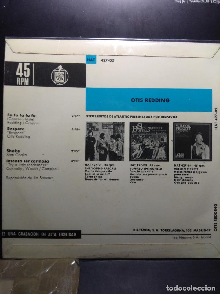 Discos de vinilo: EP OTIS REDDING : FA FA FA FA FA - Foto 2
