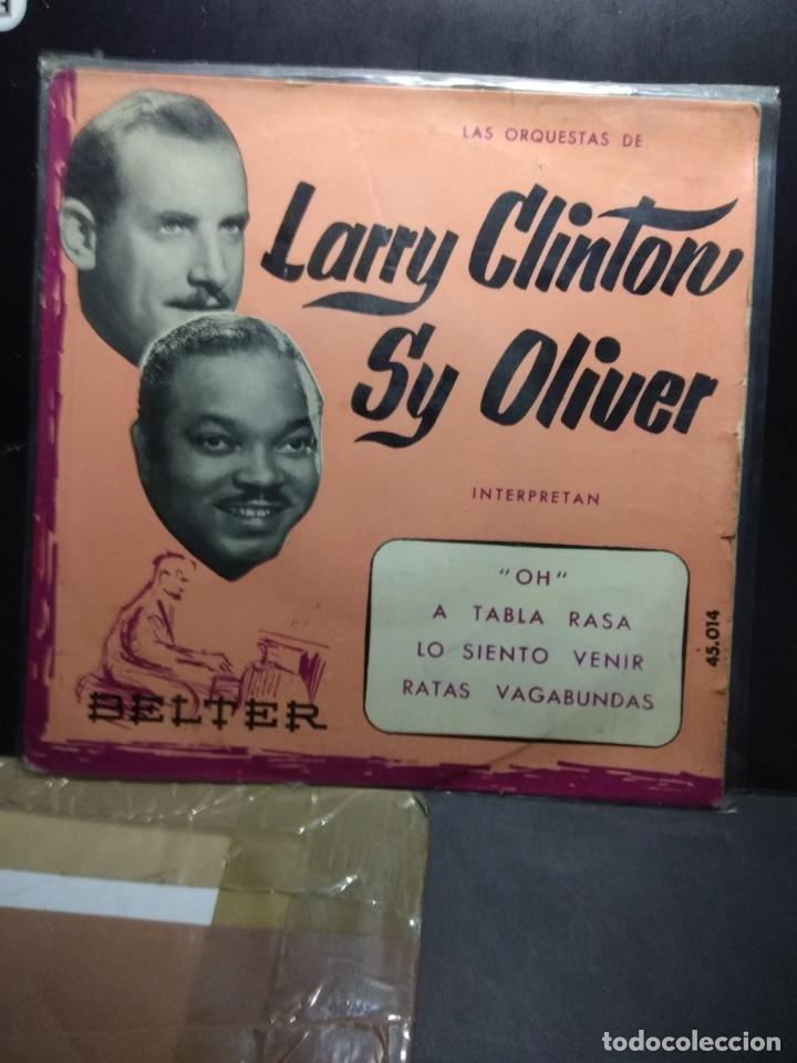 Discos de vinilo: EP LARRY CLINTON & SY OLIVER : INTERPRETAN - Foto 1