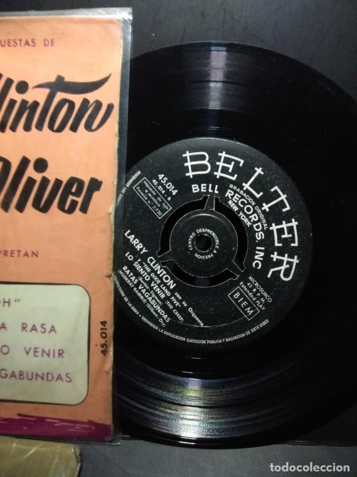 Discos de vinilo: EP LARRY CLINTON & SY OLIVER : INTERPRETAN - Foto 3