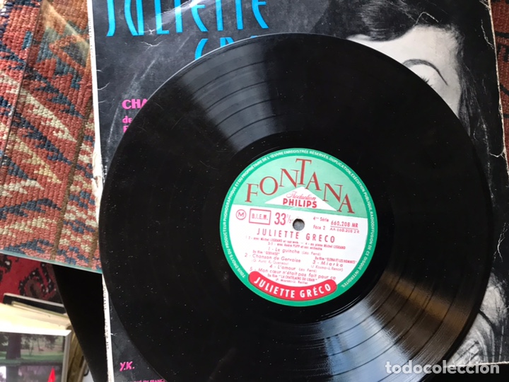 Discos de vinilo: Juliette Greco. Chante. LP 25 cm - Foto 8