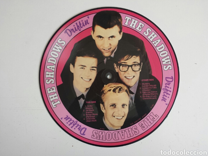 Discos de vinilo: The shadows. Picture disc. Driftin LP vinilo - Foto 1