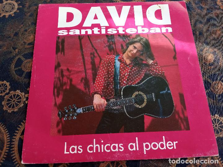 Discos de vinilo: David Santisteban.Las Chicas Al Poder.EMI.1992. - Foto 1