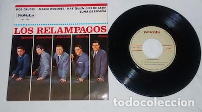 Discos de vinilo: EP DE LOS REL&Aacute;MPAGOS, DOS CRUCES, DE 1965 - Foto 1