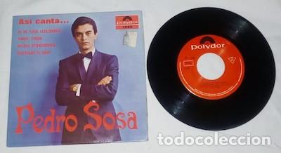 Disques de vinyle: EP DE PEDRO SOSA DE 1965, MELOD&Iacute;A DESENCADENADA