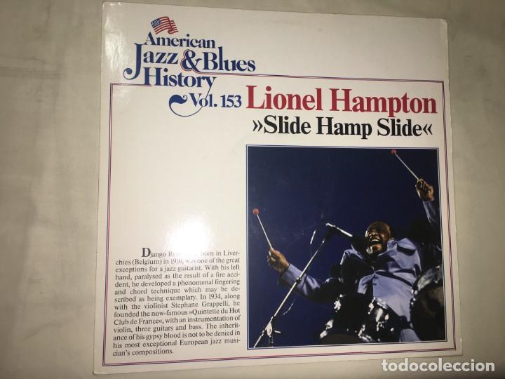 Discos de vinilo: DISCO LP LIONEL HAMPTON - SLIDE HAMP SLIDE - Foto 1