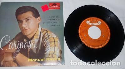Disques de vinyle: EP DE MANUEL REYES, CARI&Ntilde;OSA,  DE 1964