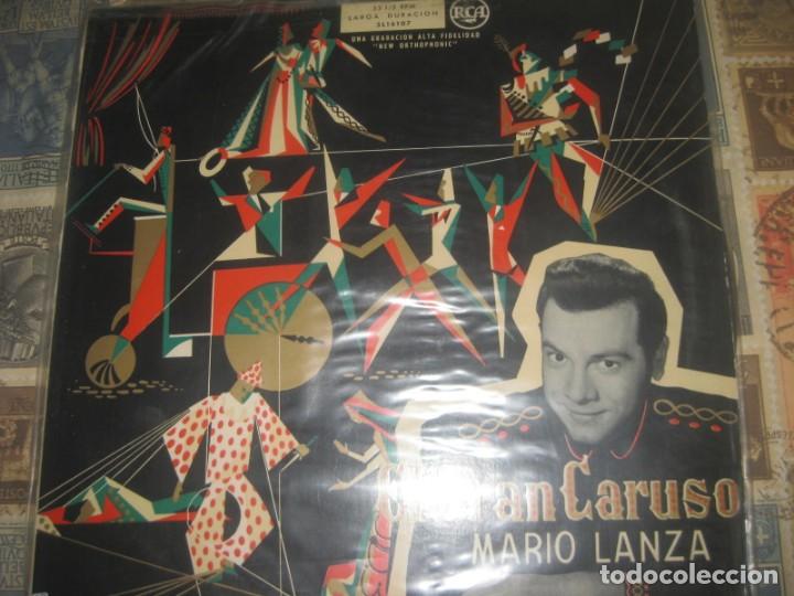 MARIO LANZA. EL GRAN CARUSO. LP RCA 50s ORIGINAL ESPA A sin se ales de uso